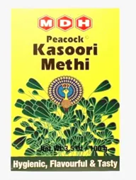 MDH Peacook Kasoori Methi (Bockshornkleeblätter), 100 Gramm