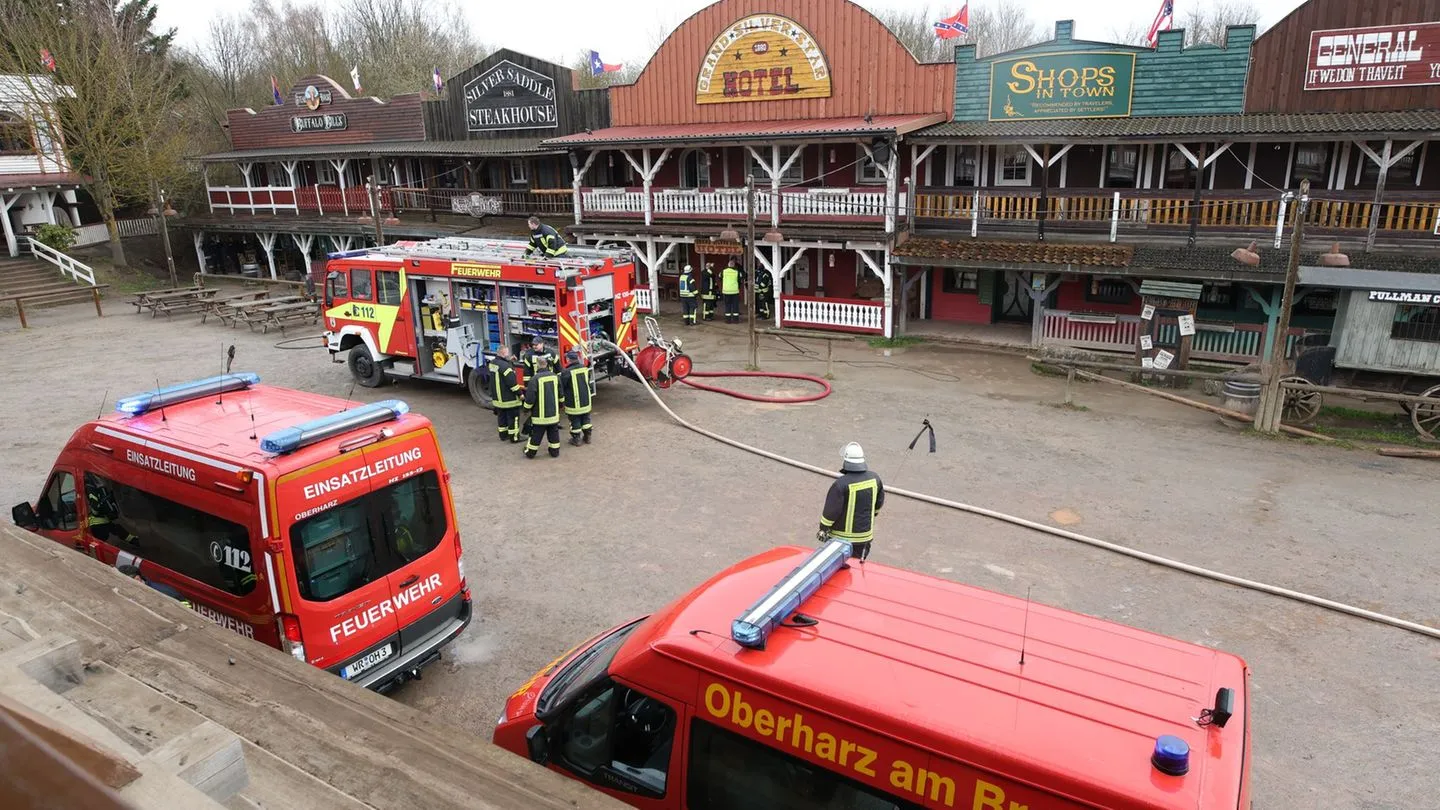 Brände: Brand in Harzer Tourismusattraktion Pullman City