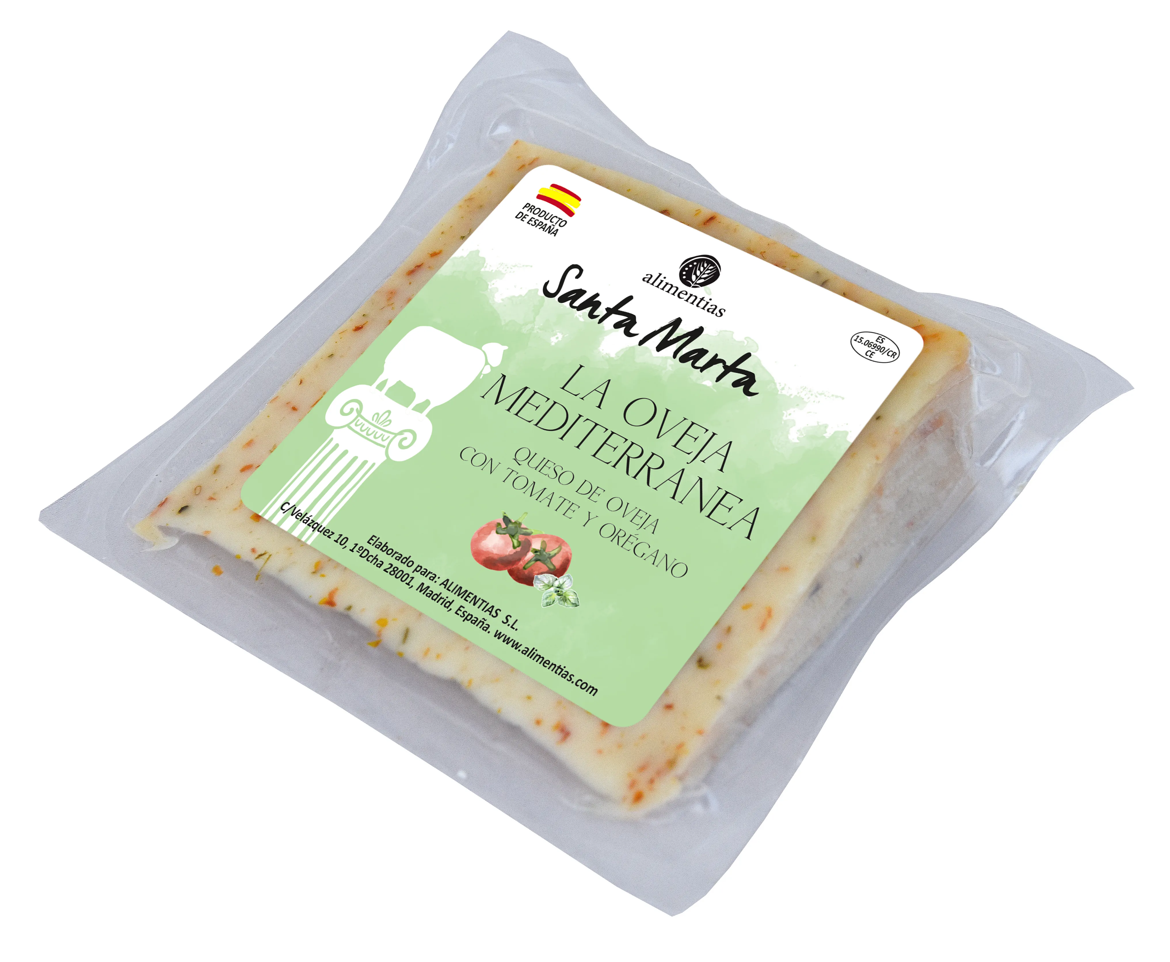 Santa Marta Schafskäse Mediterran, 150 Gramm und Don Juan Ziegenkäse mit Rotwein, 150 Gramm