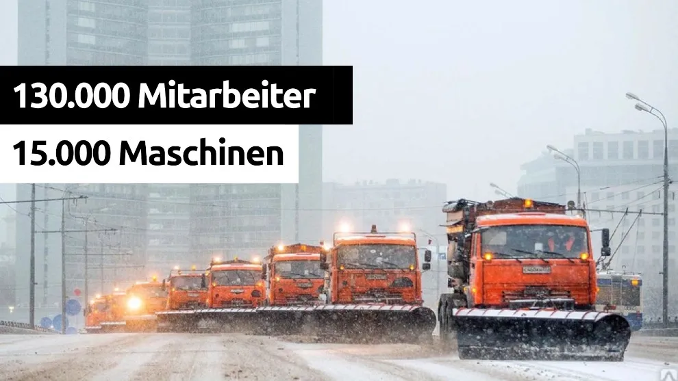 Moskau zeigt, wie Winterdienst geht!