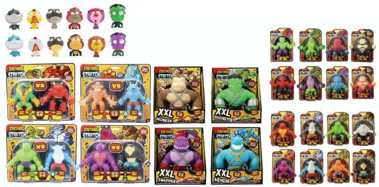 mit Sand gefüllte Stretcherz-Spielzeuge