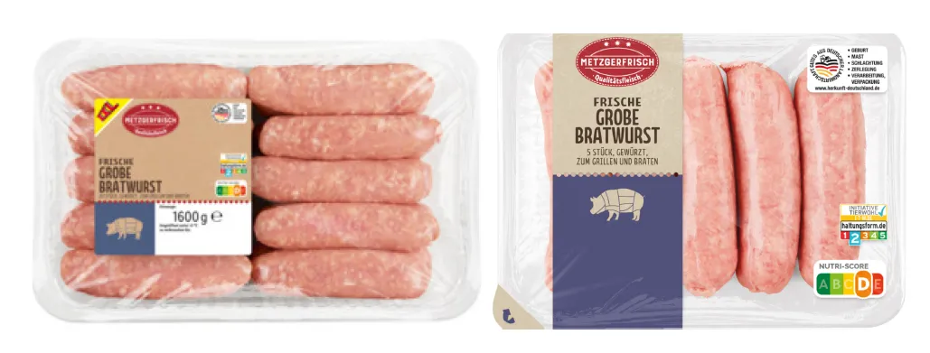 Metzgerfrisch Frische Grobe Bratwurst