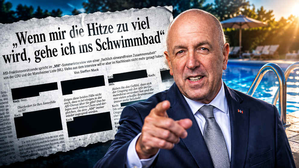 „Mannheimer Morgen“ druckt geschwärztes AfD-Interview