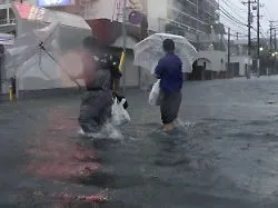Weitere Erdrutsche möglich: Mindestens vier Menschen sterben durch Taifun in Japan