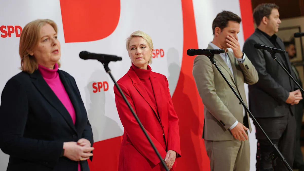 „Alles Gute für die Regierungsbildung“, wünscht Krach Schwesig