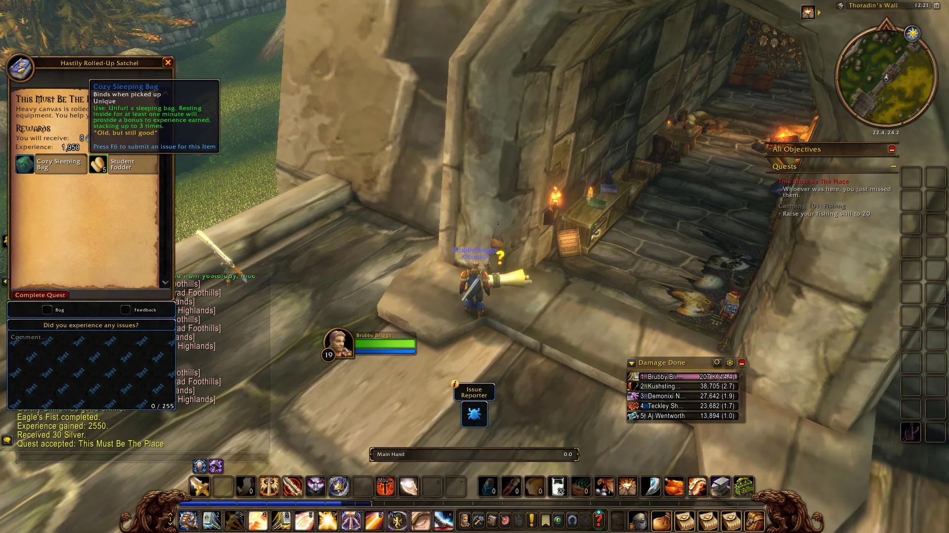 Cozy Sleeping Bag is Back in WoW: Forever