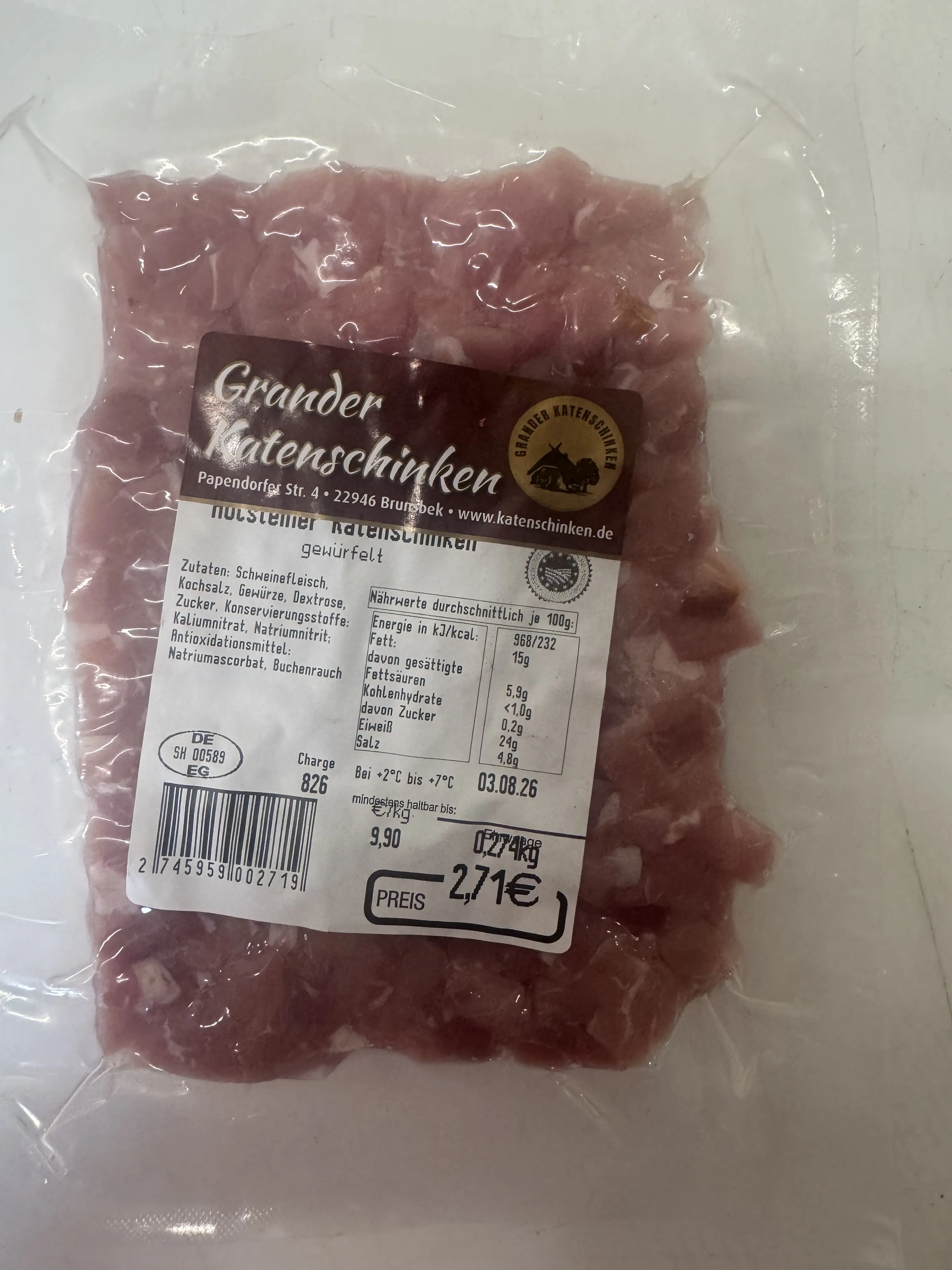 Holsteiner Katenschinken, Grander Katenschinken