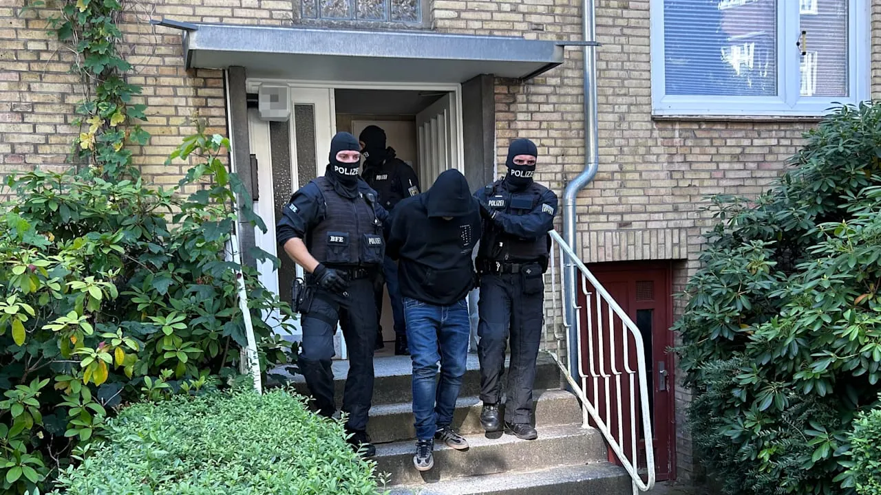 Mitten im Familienviertel in Hamburg - Rotlicht-Razzia! Mutmaßlicher Schleuser abgeführt