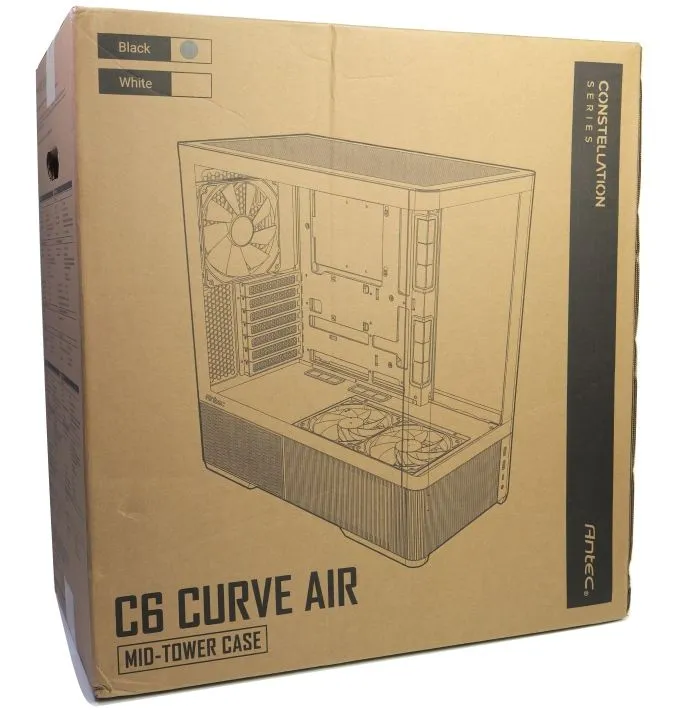 Antec C6 Curve Air im Test: Gewölbtes Glas an gleich drei Seiten