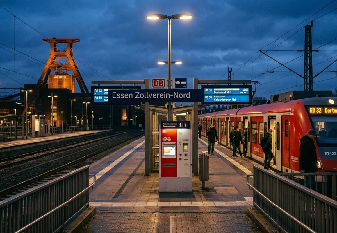 Teenager demoliert Bahnhof Zollverein-Nord – selbst neben seiner Mutter beleidigte er die Polizisten weiter